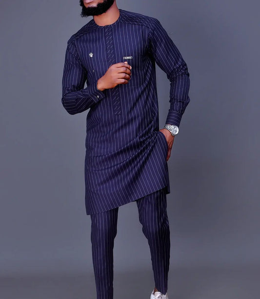 Osei Enterprise Apparal: Striped Navy Blue